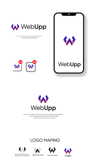 Logo Design by DesignerFarid for Web Upp Limited | Design: #35979100