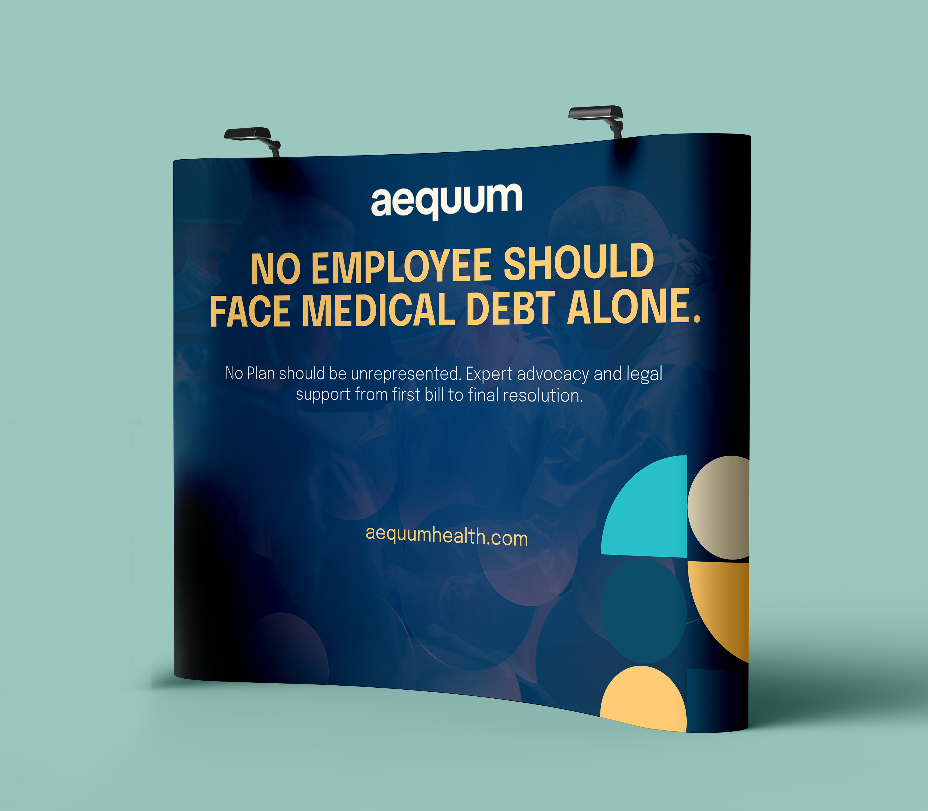 Trade Show Booth Design by Sun Creative for aequum LLC | Design #35983265