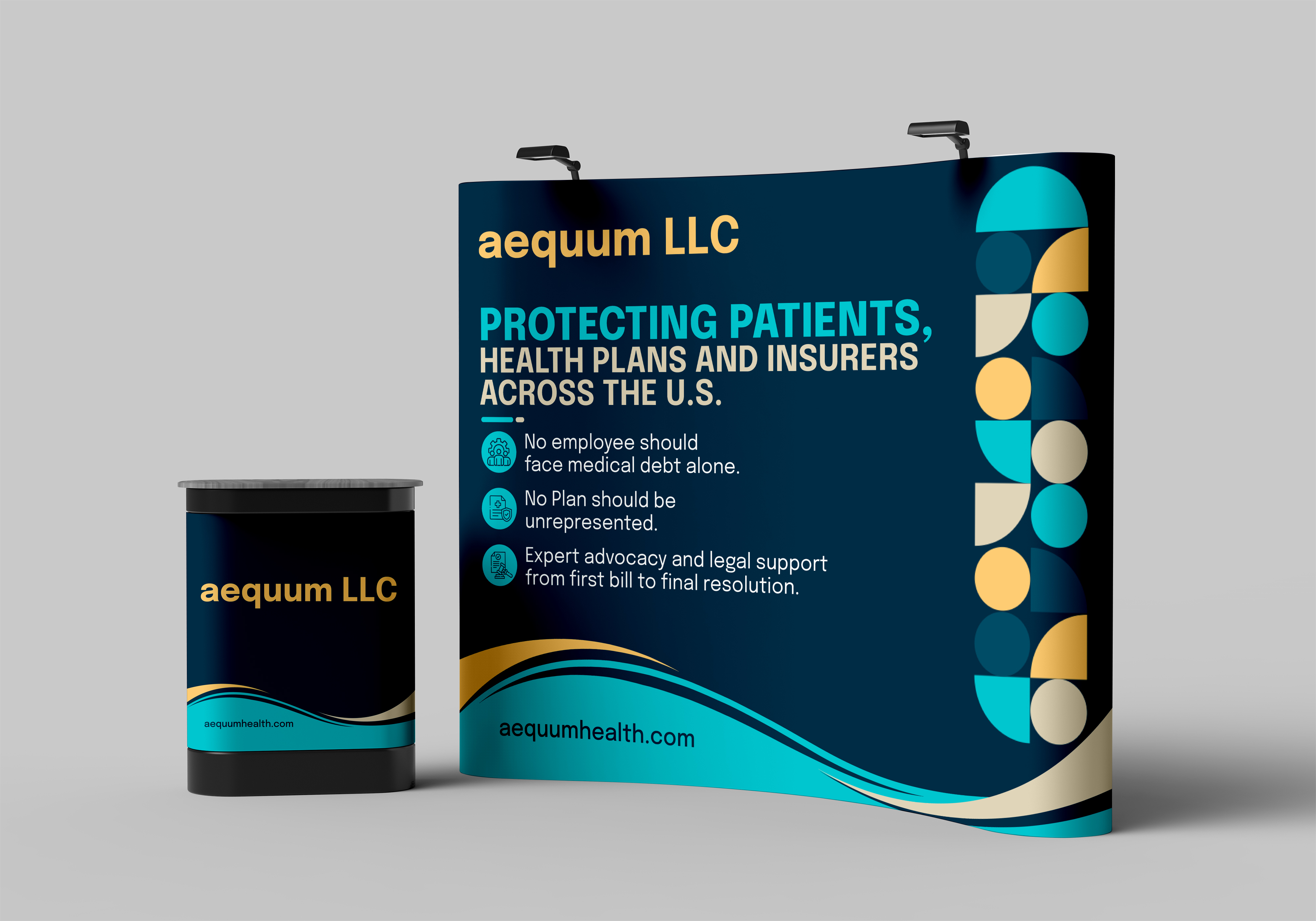 Trade Show Booth Design by VCreativeidea for aequum LLC | Design #35976014
