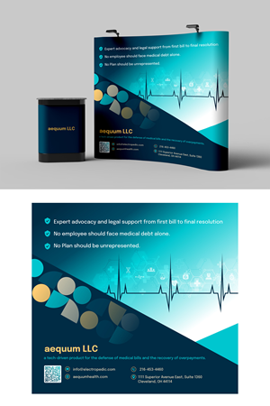 Trade Show Booth Design by KickArt for aequum LLC | Design: #35981581