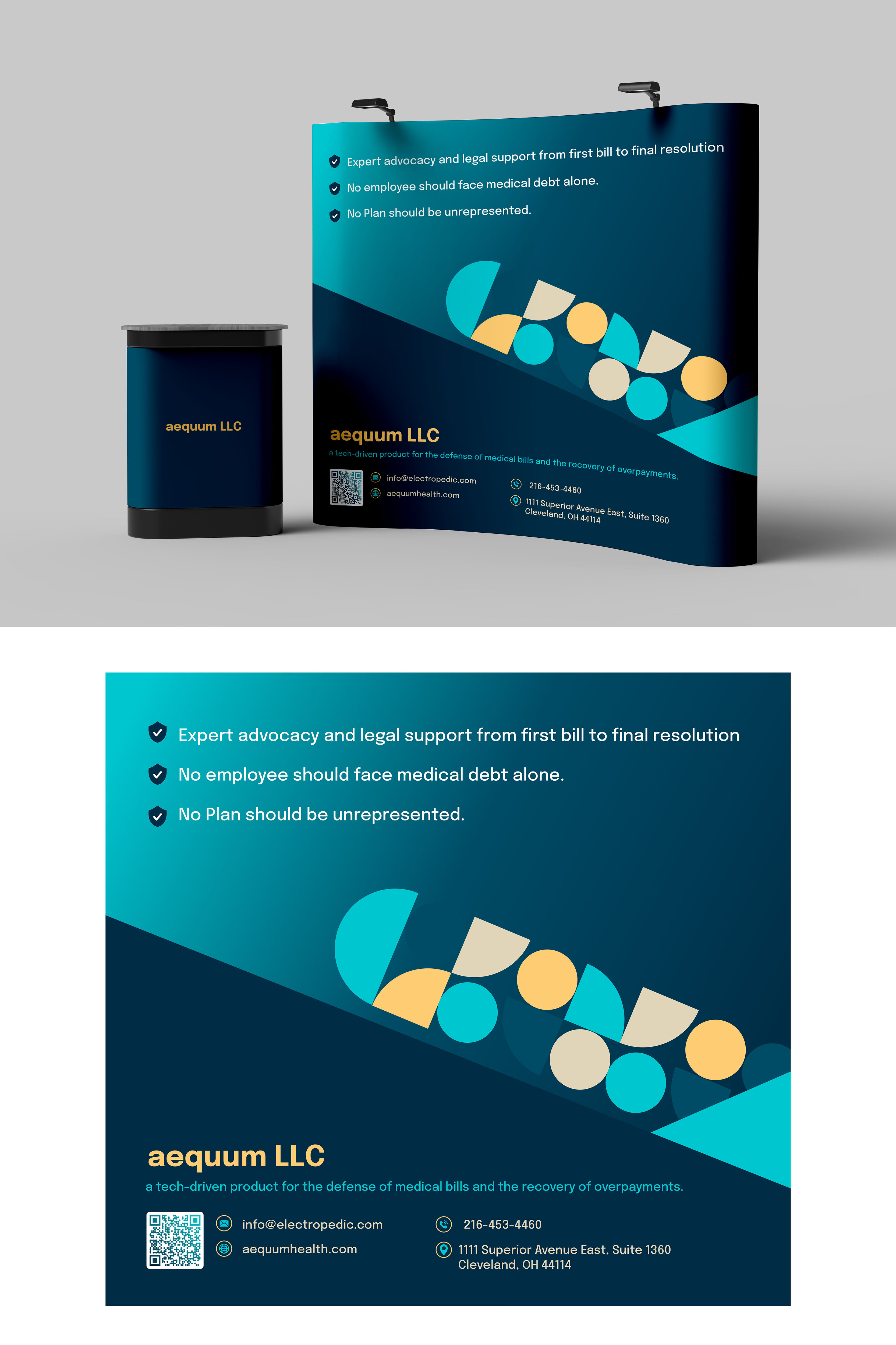 Trade Show Booth Design by KickArt for aequum LLC | Design #35983727