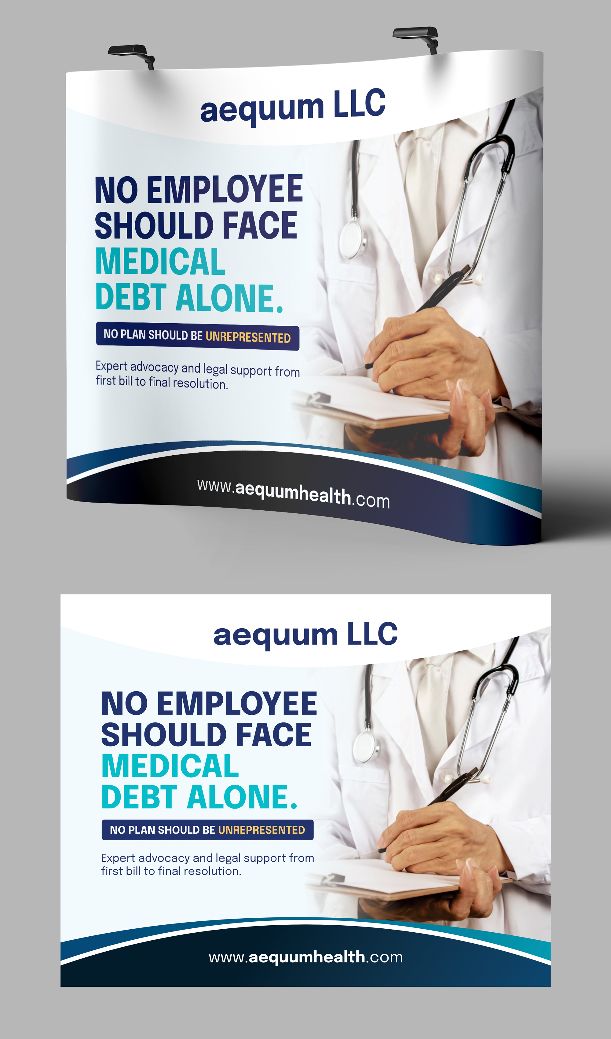 Diseño de Stand de Feria por Dzhafir para aequum LLC | Diseño #35979923