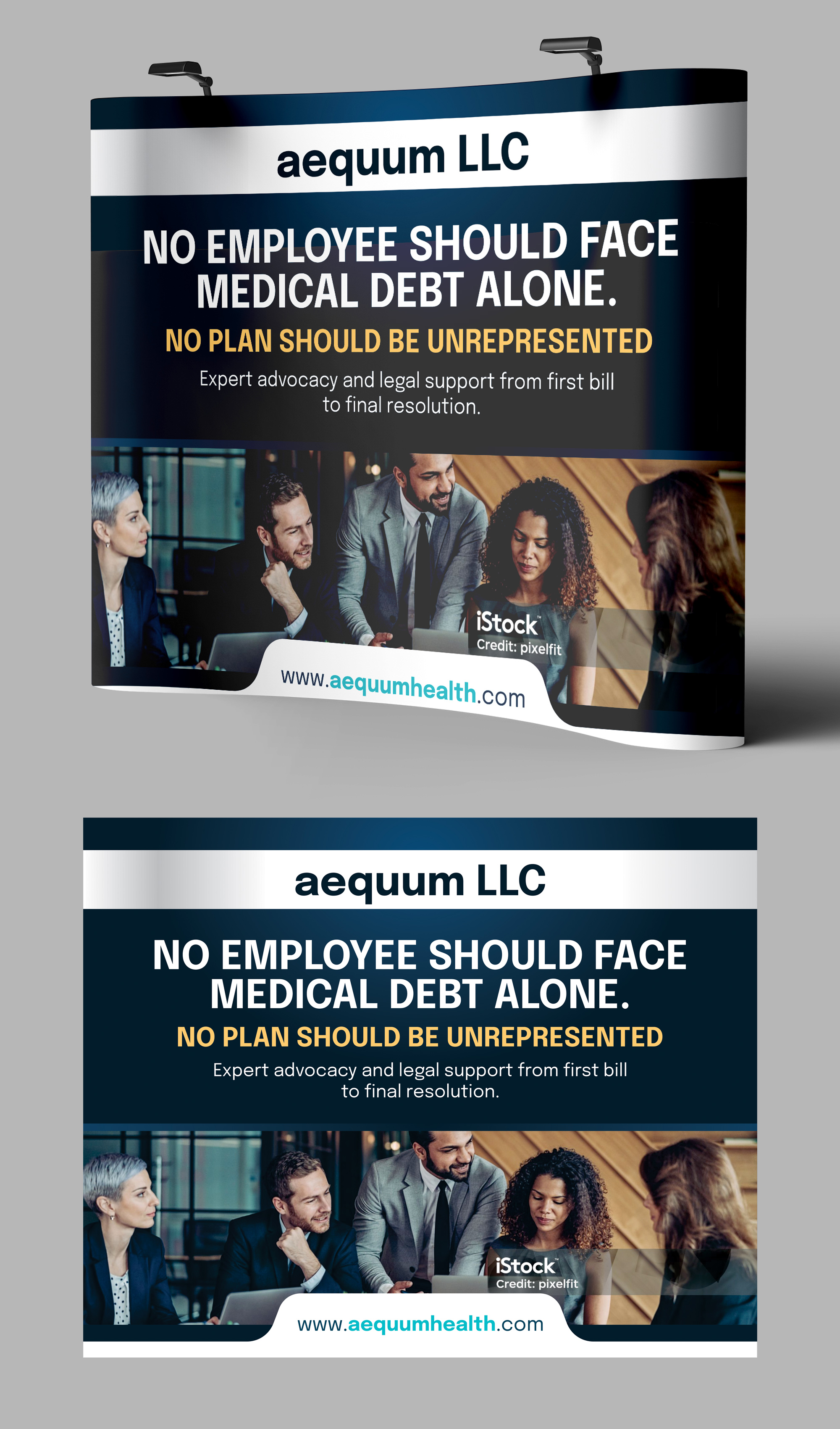 Trade Show Booth Design by Dzhafir for aequum LLC | Design #35979924