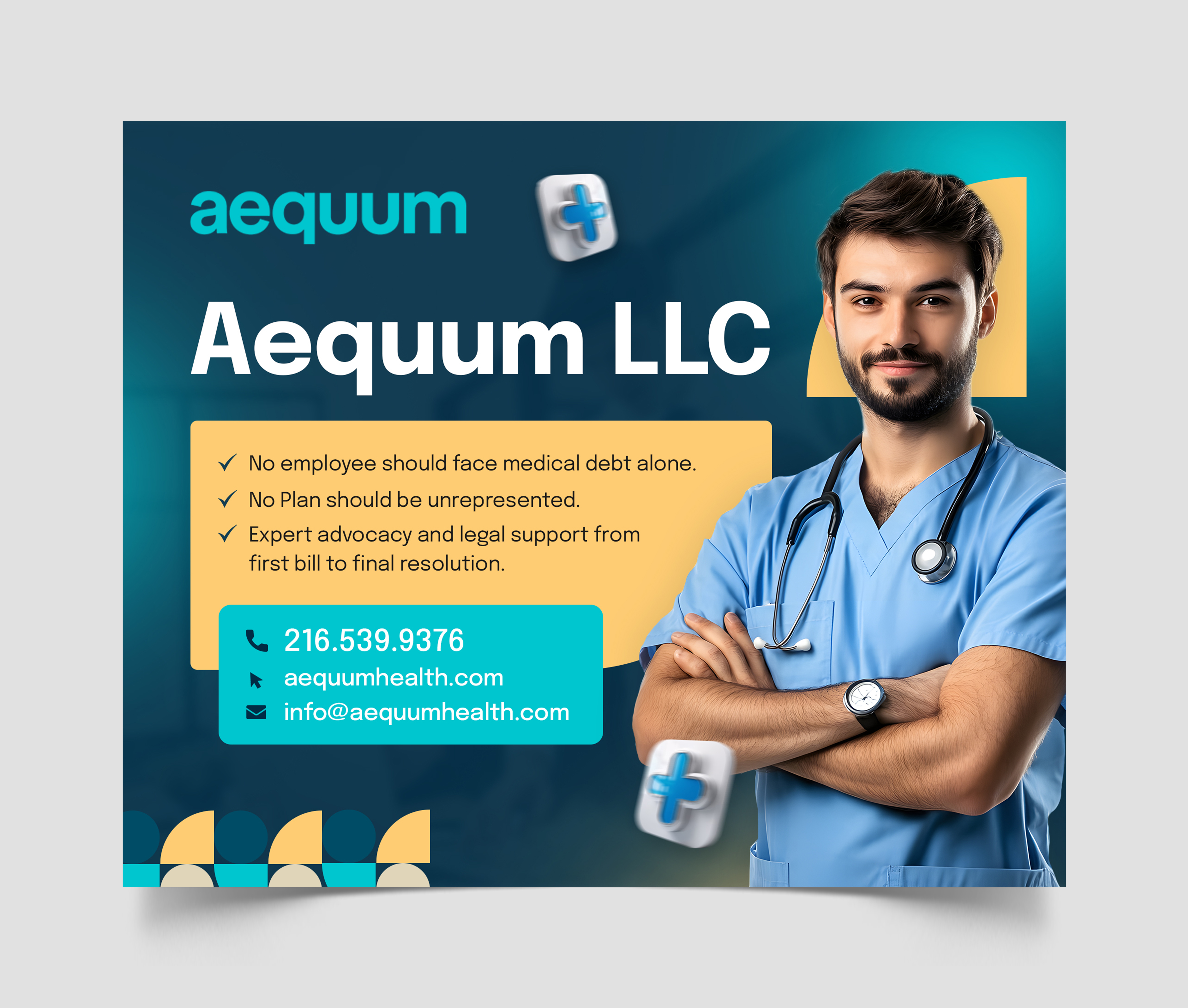 Messestand-Design von Graphic Guy für aequum LLC | Design #35980753