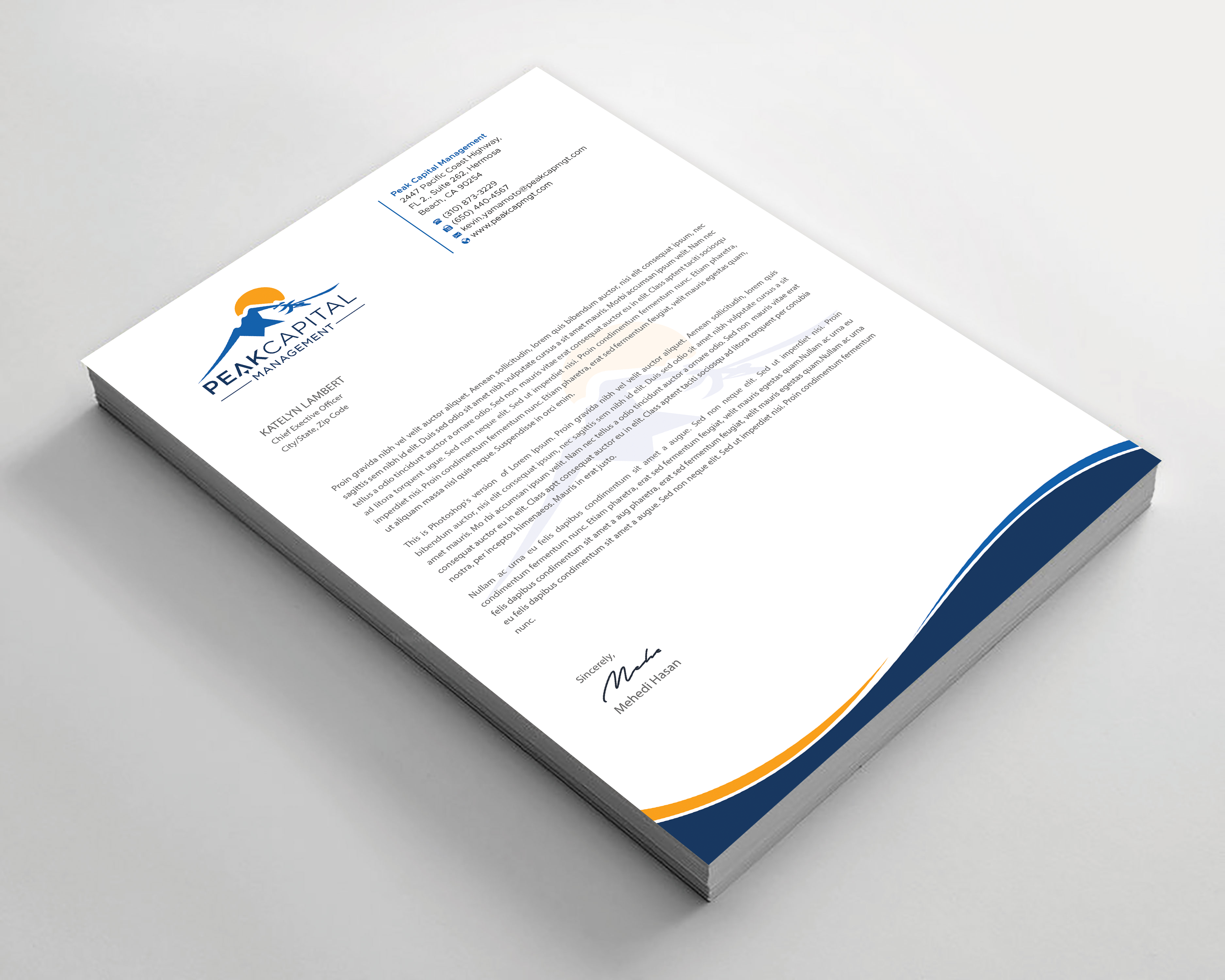 Stationery Design by Expert Bappy for this project | Design #35976693