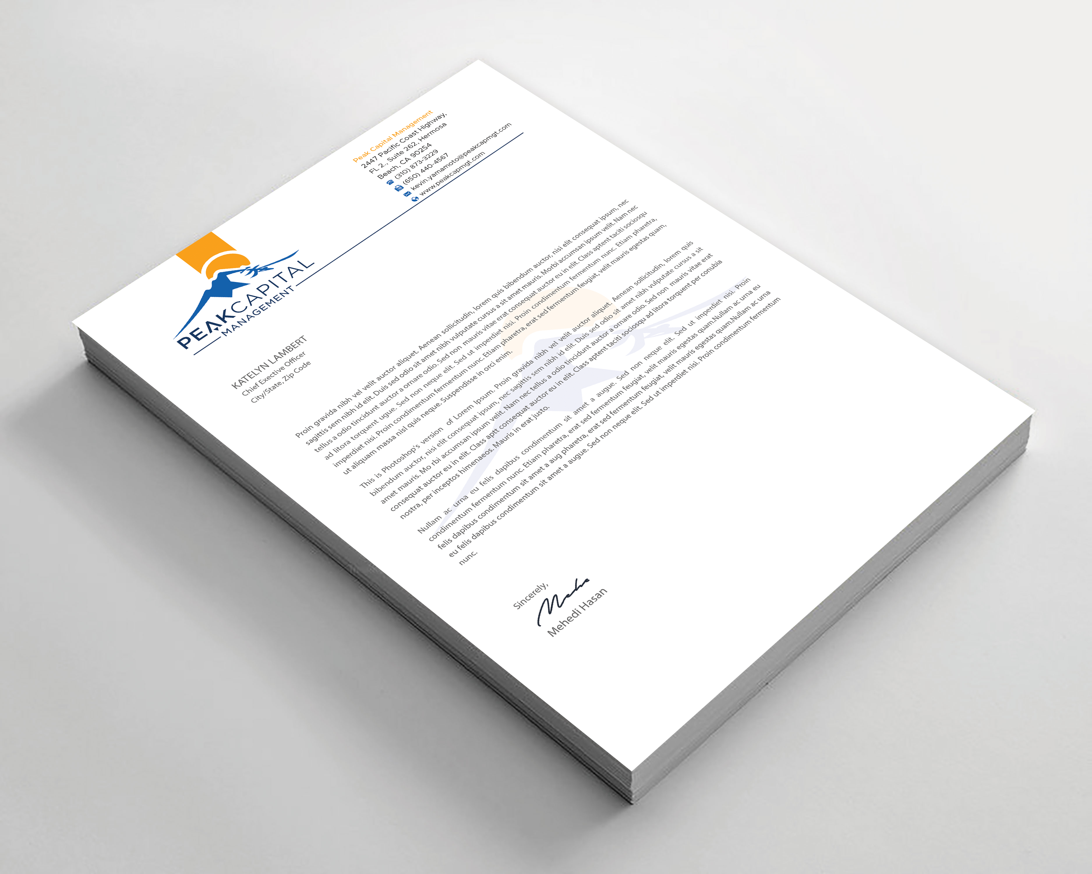 Stationery Design by Expert Bappy for this project | Design #35980060