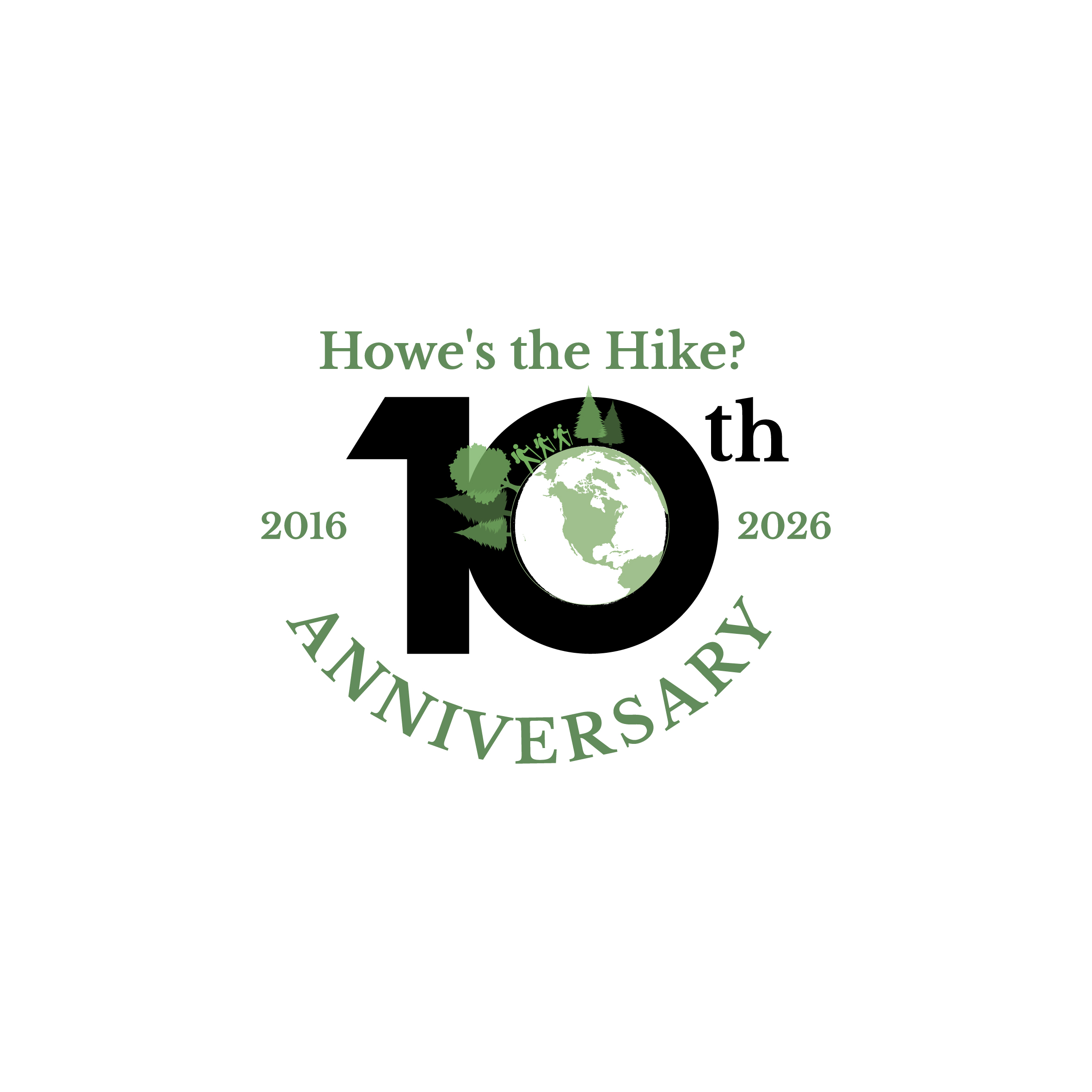 Logo-Design von Aljune Castro Designs für Howe's the Hike? | Design #35977241