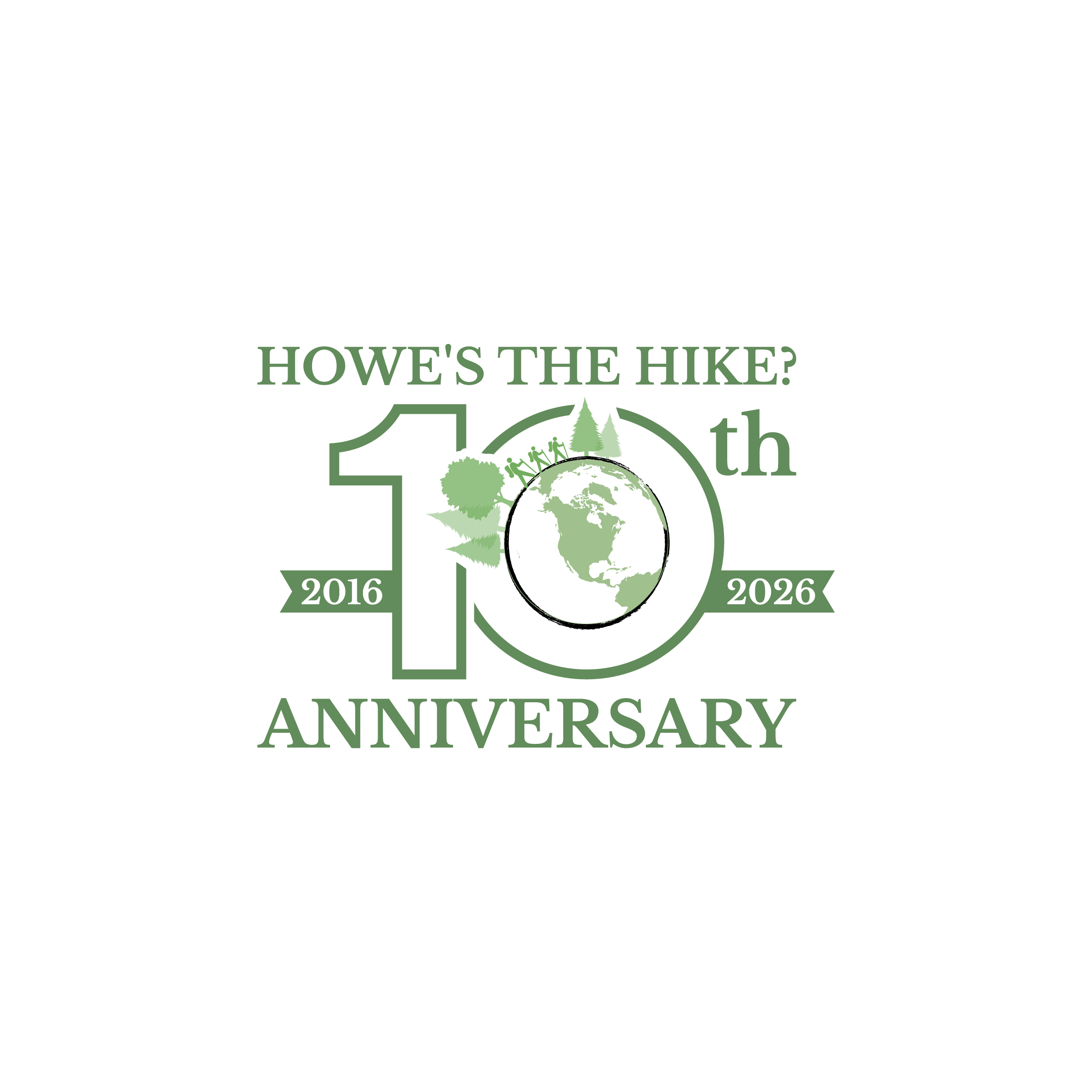 Logo Design by Aljune Castro Designs for Howe's the Hike? | Design #35977246