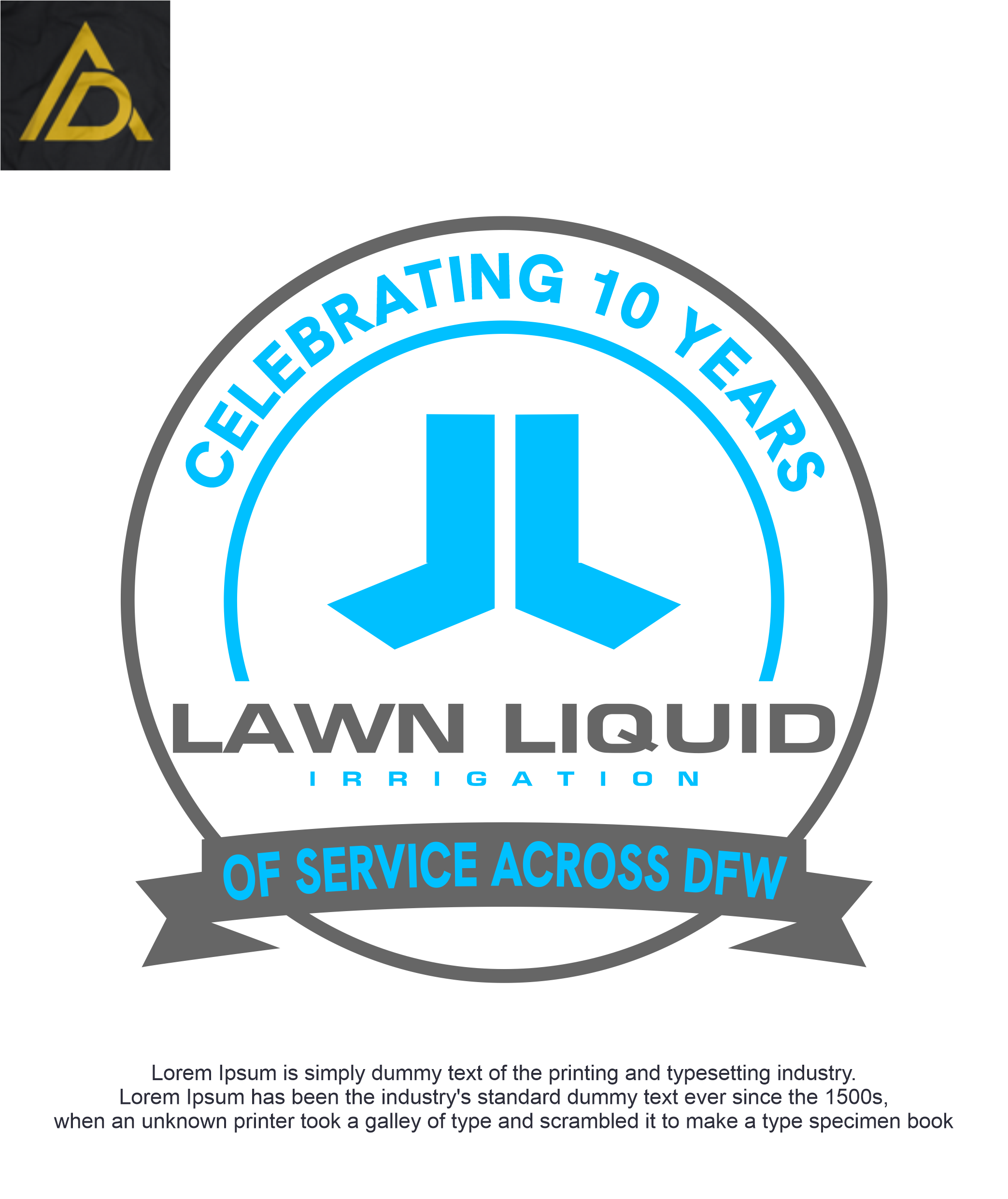 Diseño de Logo por Abigaill_design para Lawn Liquid Irrigation | Diseño #35975804