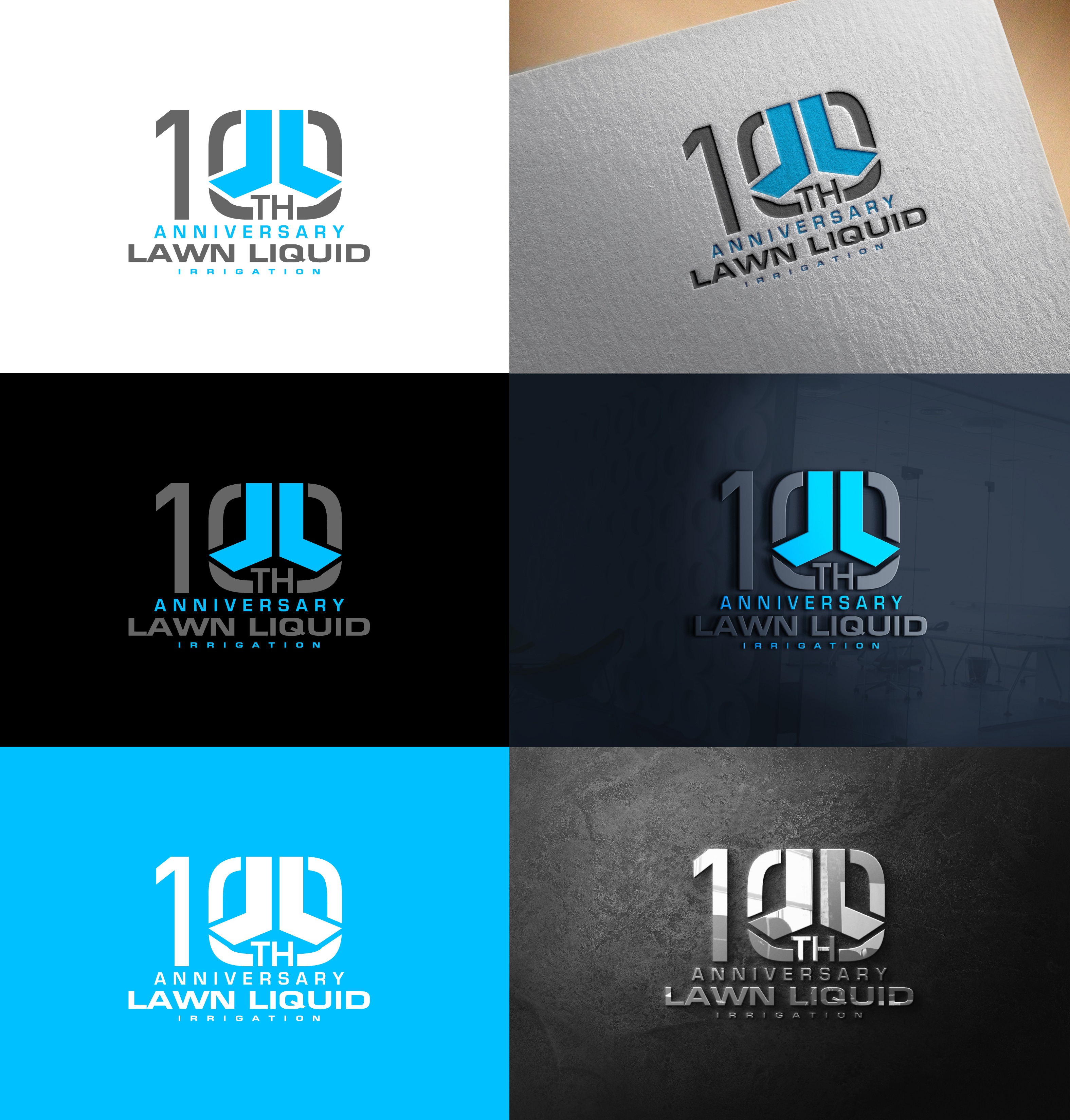 Logo Design by designA78 for Lawn Liquid Irrigation | Design #35975565