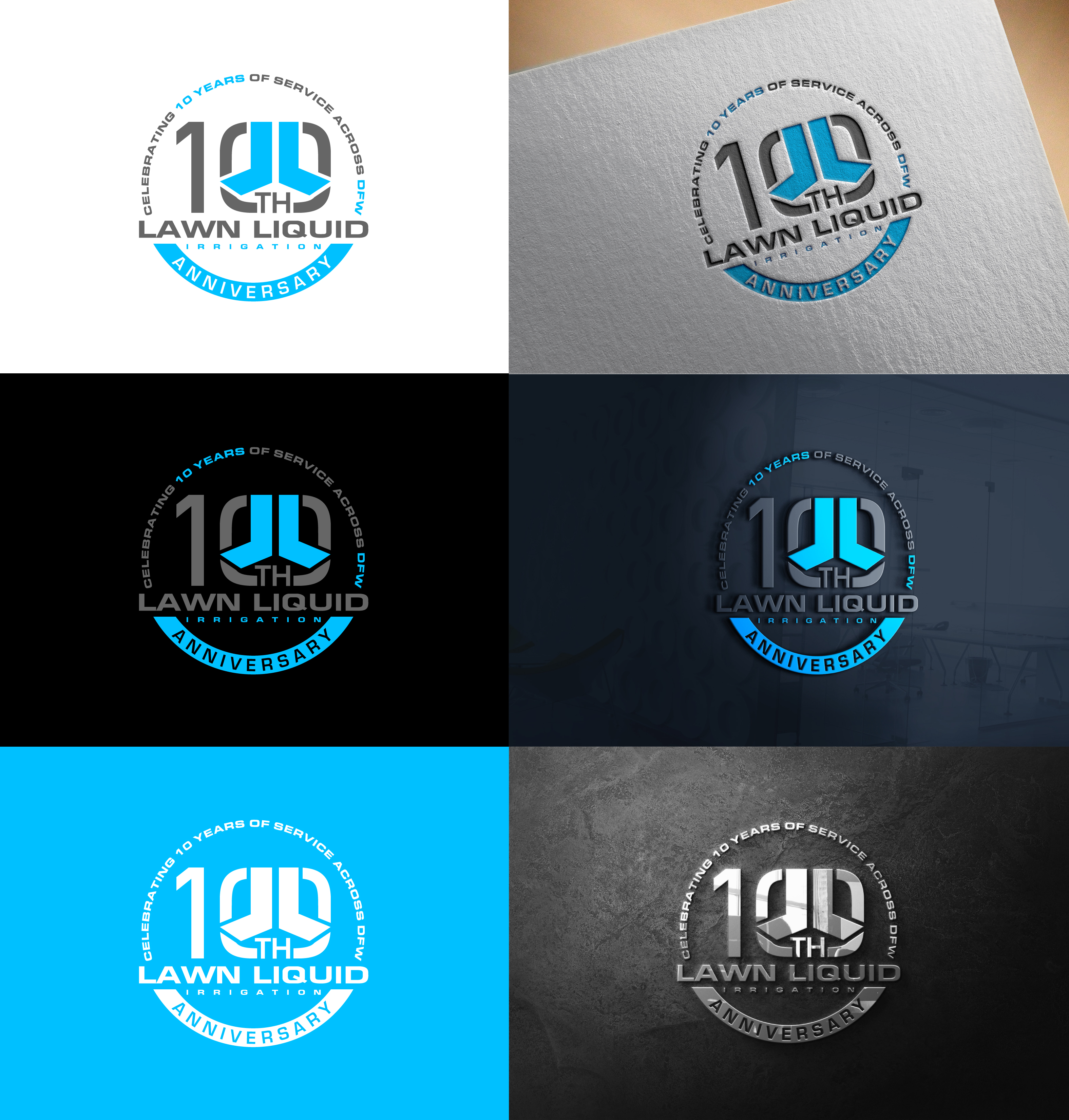 Diseño de Logo por designA78 para Lawn Liquid Irrigation | Diseño #35976278