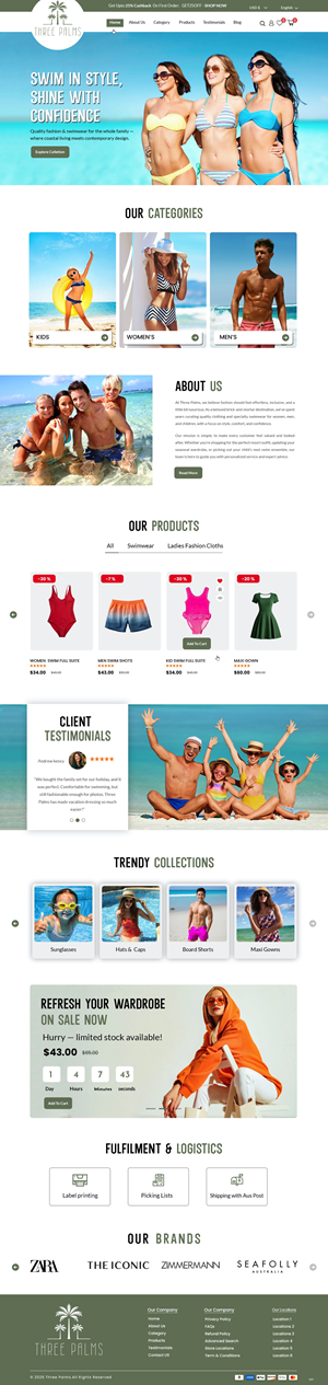 Shopify Design by pb for this project | Design: #35989565