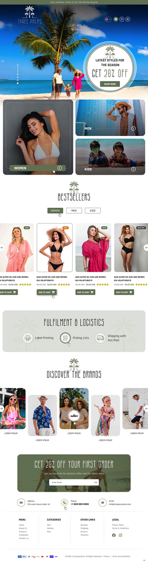 Shopify Design by pb for this project | Design: #35989568