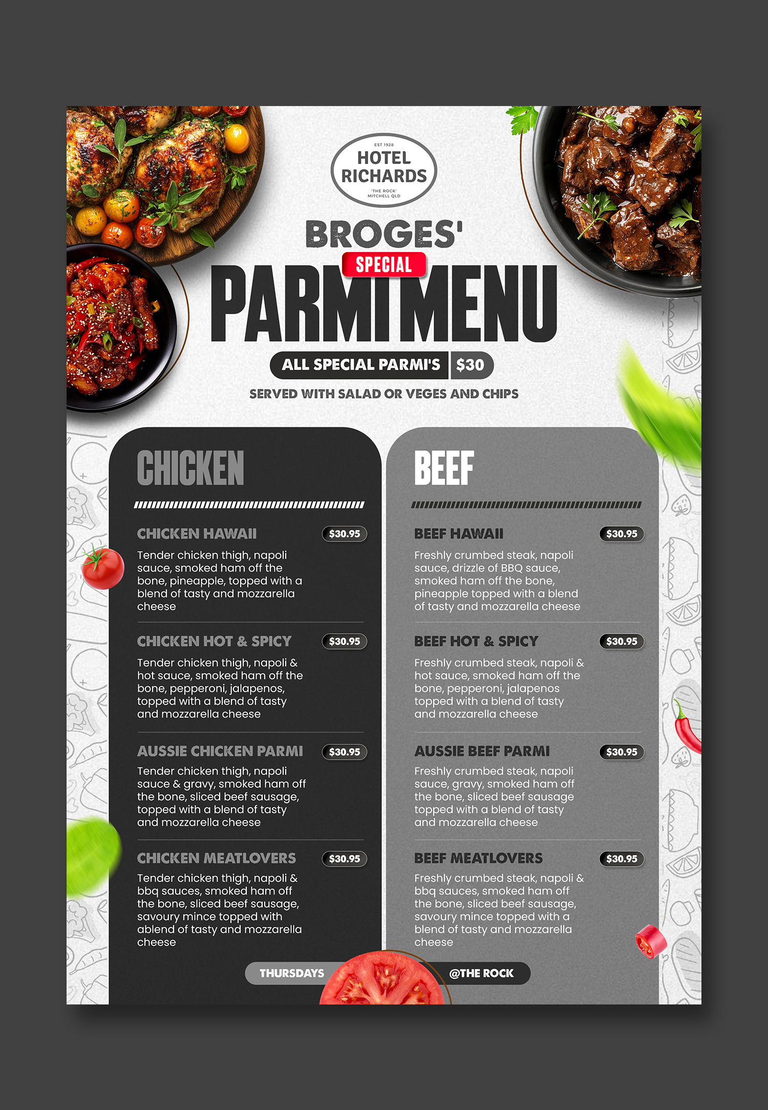 Menu Design by debdesign for Hotel Richards | Design #36007783