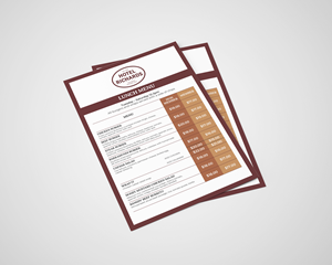 Menu Design by barinix