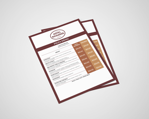 Menu Design by barinix for Hotel Richards | Design: #35994418