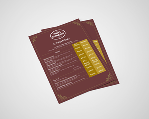 Menu Design by barinix for Hotel Richards | Design: #35995409