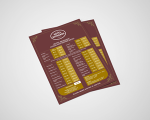 Menu Design by barinix for Hotel Richards | Design: #35995411