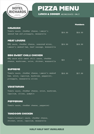 Menu Design by Vibhavana91 for Hotel Richards | Design: #36019383