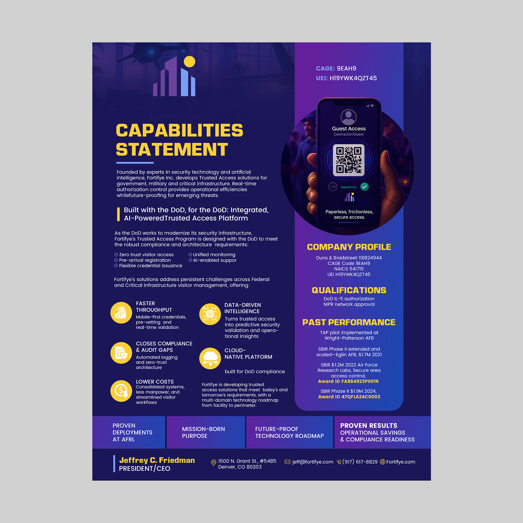 Diseño de Flyer por Design Motion para Fortifye Inc.  | Diseño #36005645