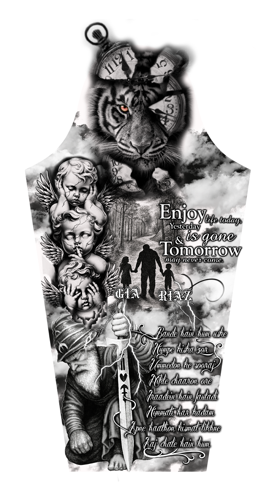 Tattoo Design by ioio for this project | Design #35984930