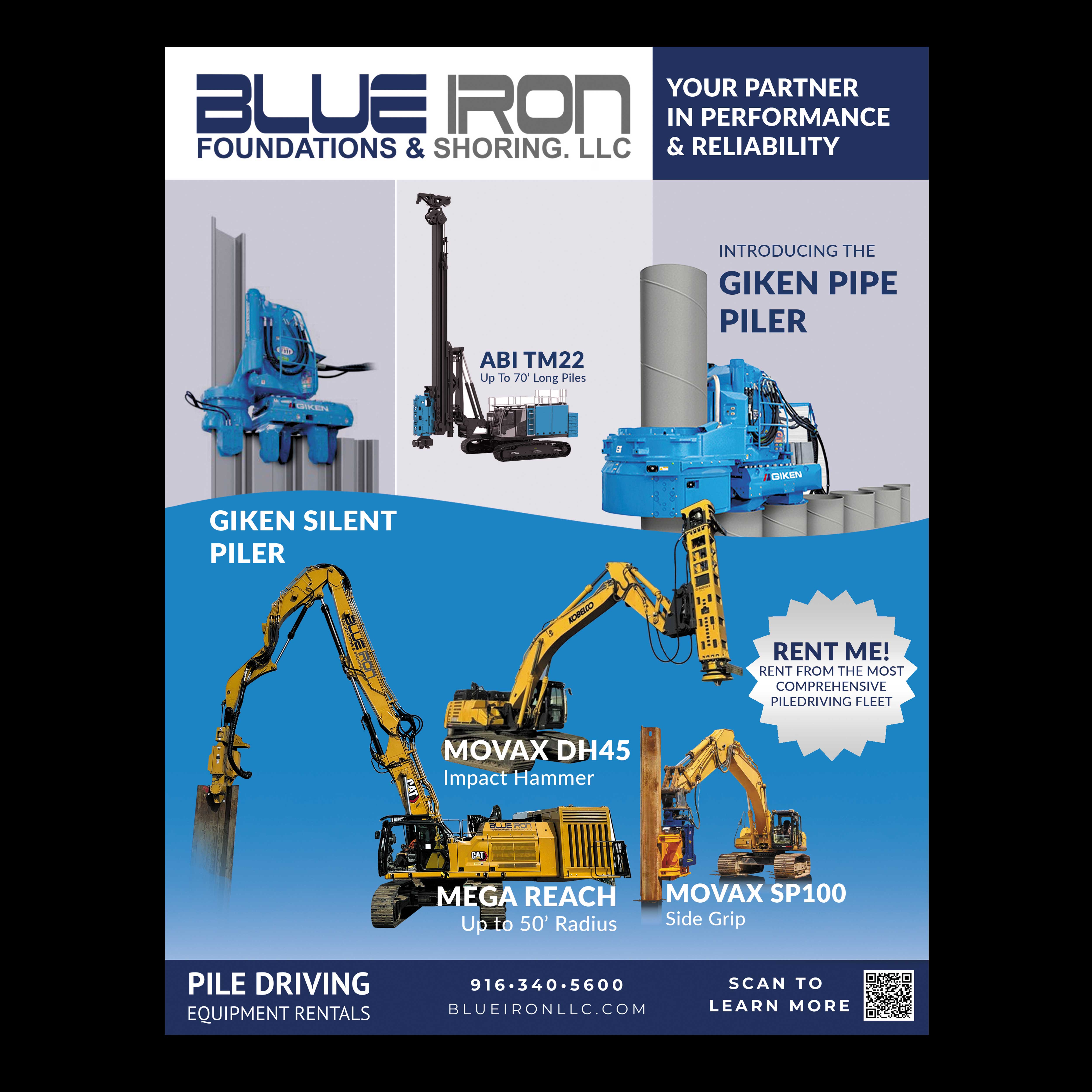 Grafik-Design von onze design für Blue Iron Foundations & Shoring, LLC | Design #36008753