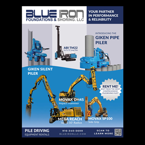 Graphic Design by onze design for Blue Iron Foundations & Shoring, LLC | Design #36008753