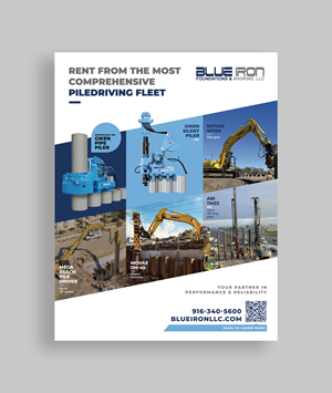 Graphic Design by Limonero DG for Blue Iron Foundations & Shoring, LLC | Design: #36010994