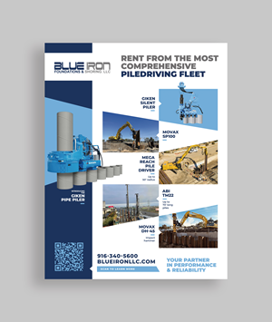 Graphic Design by Limonero DG for Blue Iron Foundations & Shoring, LLC | Design: #36015378
