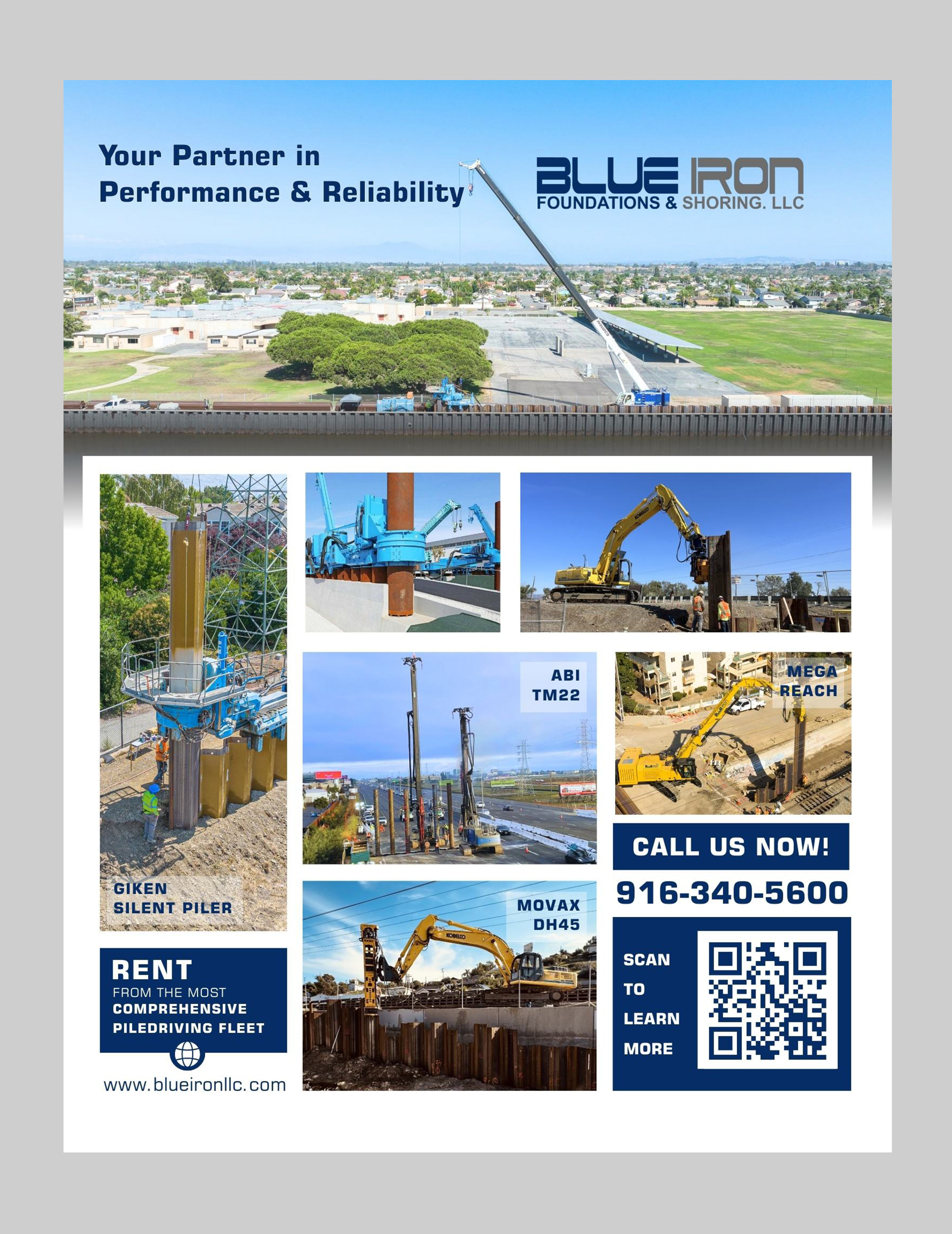 Design Graphique par designcircle pour Blue Iron Foundations & Shoring, LLC | Design #36026488