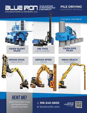 Graphic Design by Brika for Blue Iron Foundations & Shoring, LLC | Design: #35989164