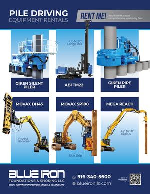 Graphic Design by Brika for Blue Iron Foundations & Shoring, LLC | Design: #35993221