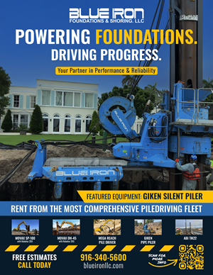 Graphic Design by Tod for Blue Iron Foundations & Shoring, LLC | Design: #36008701
