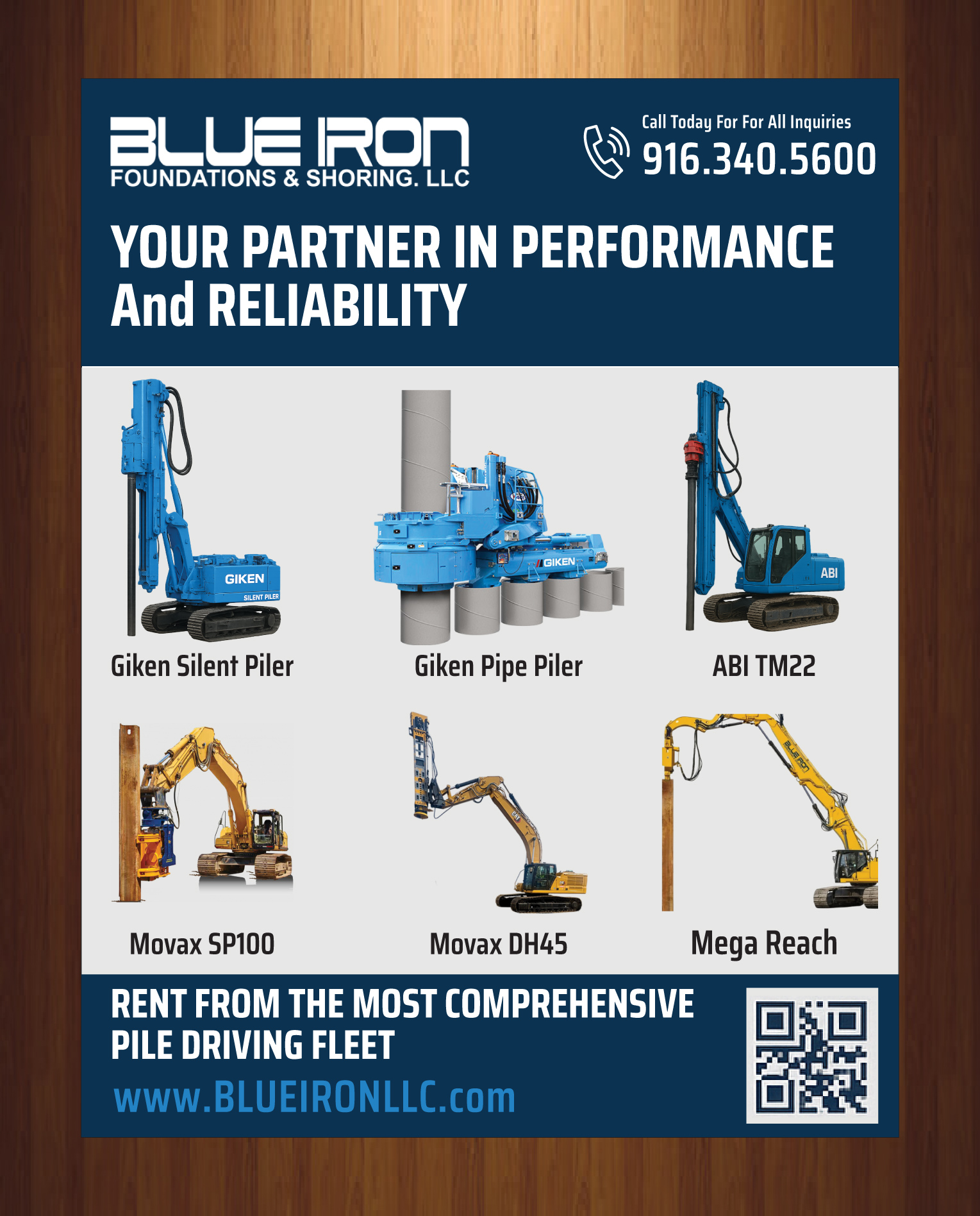 Graphic Design by harmi_199 for Blue Iron Foundations & Shoring, LLC | Design #35998038