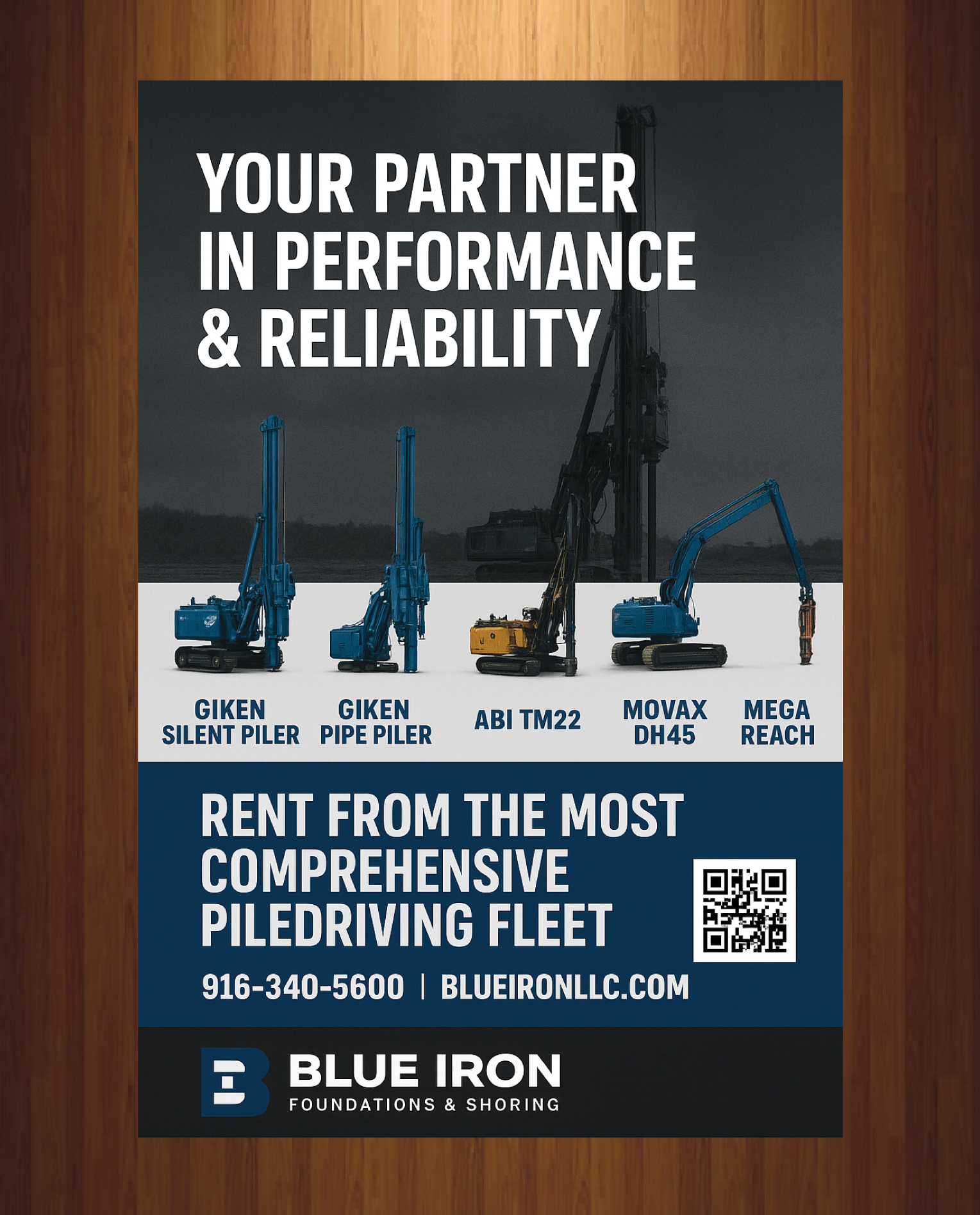Graphic Design by harmi_199 for Blue Iron Foundations & Shoring, LLC | Design #35998041