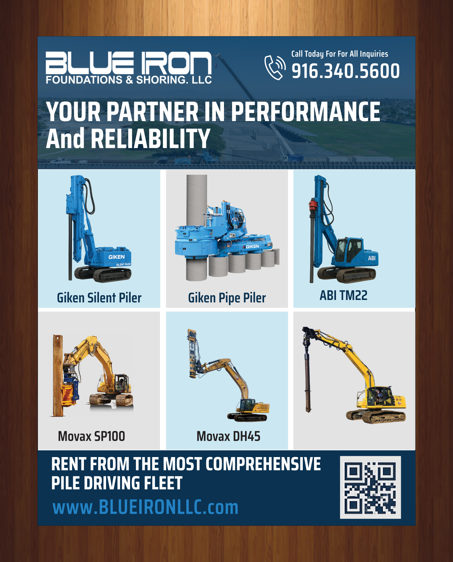 Graphic Design by harmi_199 for Blue Iron Foundations & Shoring, LLC | Design #35998043