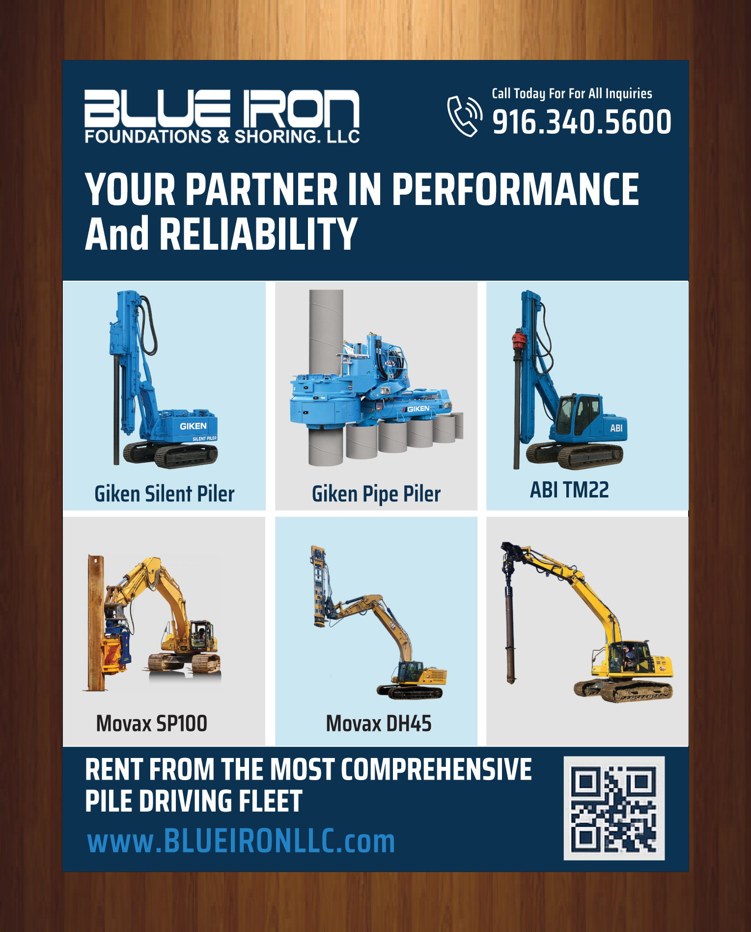 Graphic Design by harmi_199 for Blue Iron Foundations & Shoring, LLC | Design #35998044