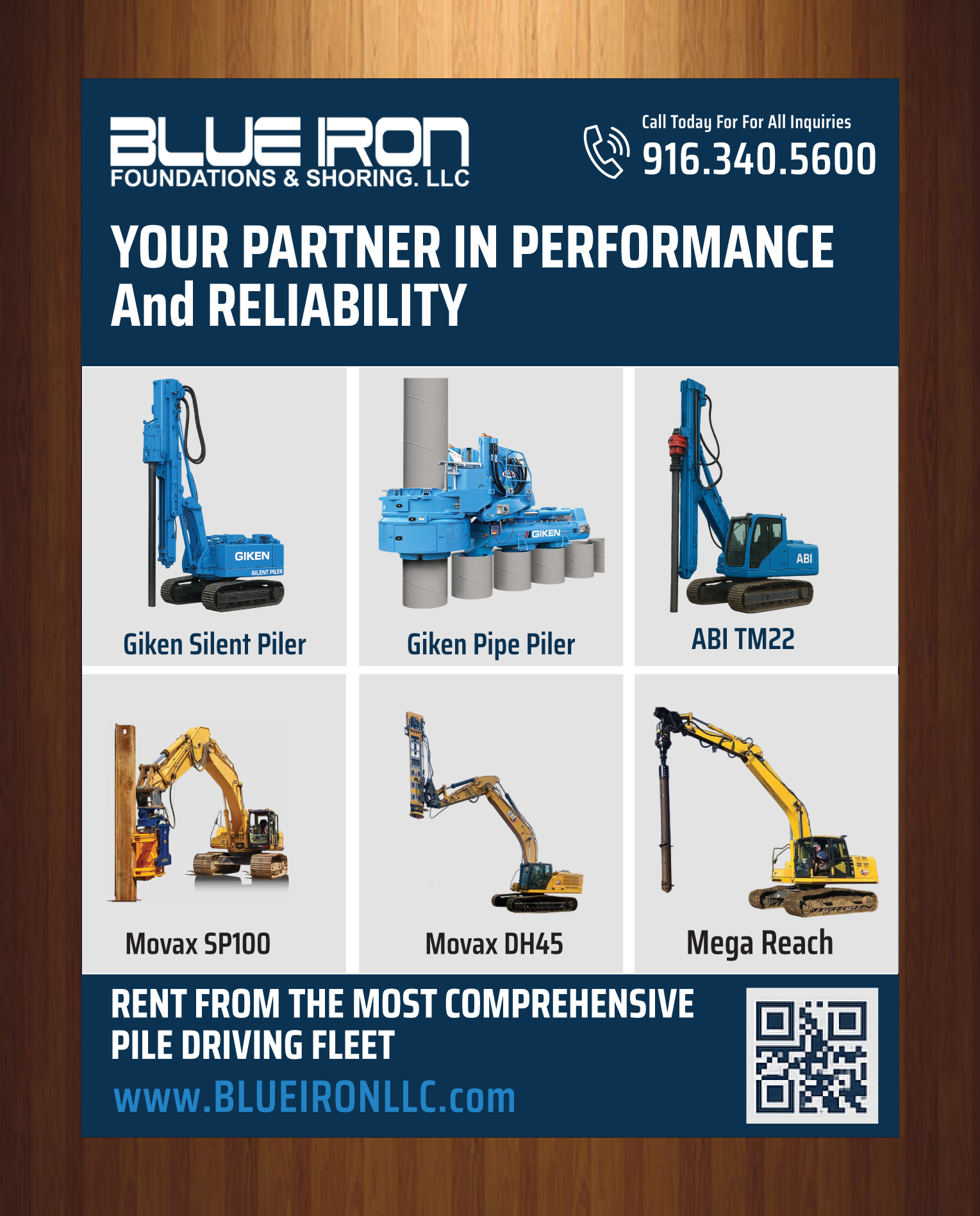 Graphic Design by harmi_199 for Blue Iron Foundations & Shoring, LLC | Design #35998045
