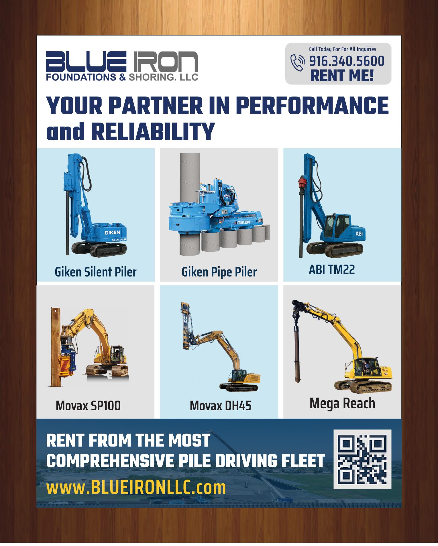 Graphic Design by harmi_199 for Blue Iron Foundations & Shoring, LLC | Design #35998231