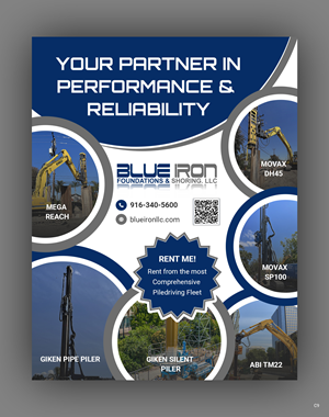 Graphic Design by pb for Blue Iron Foundations & Shoring, LLC | Design: #36015906