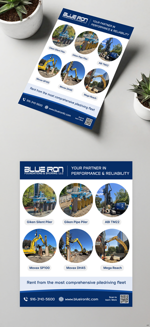 Graphic Design by pb for Blue Iron Foundations & Shoring, LLC | Design: #36015913