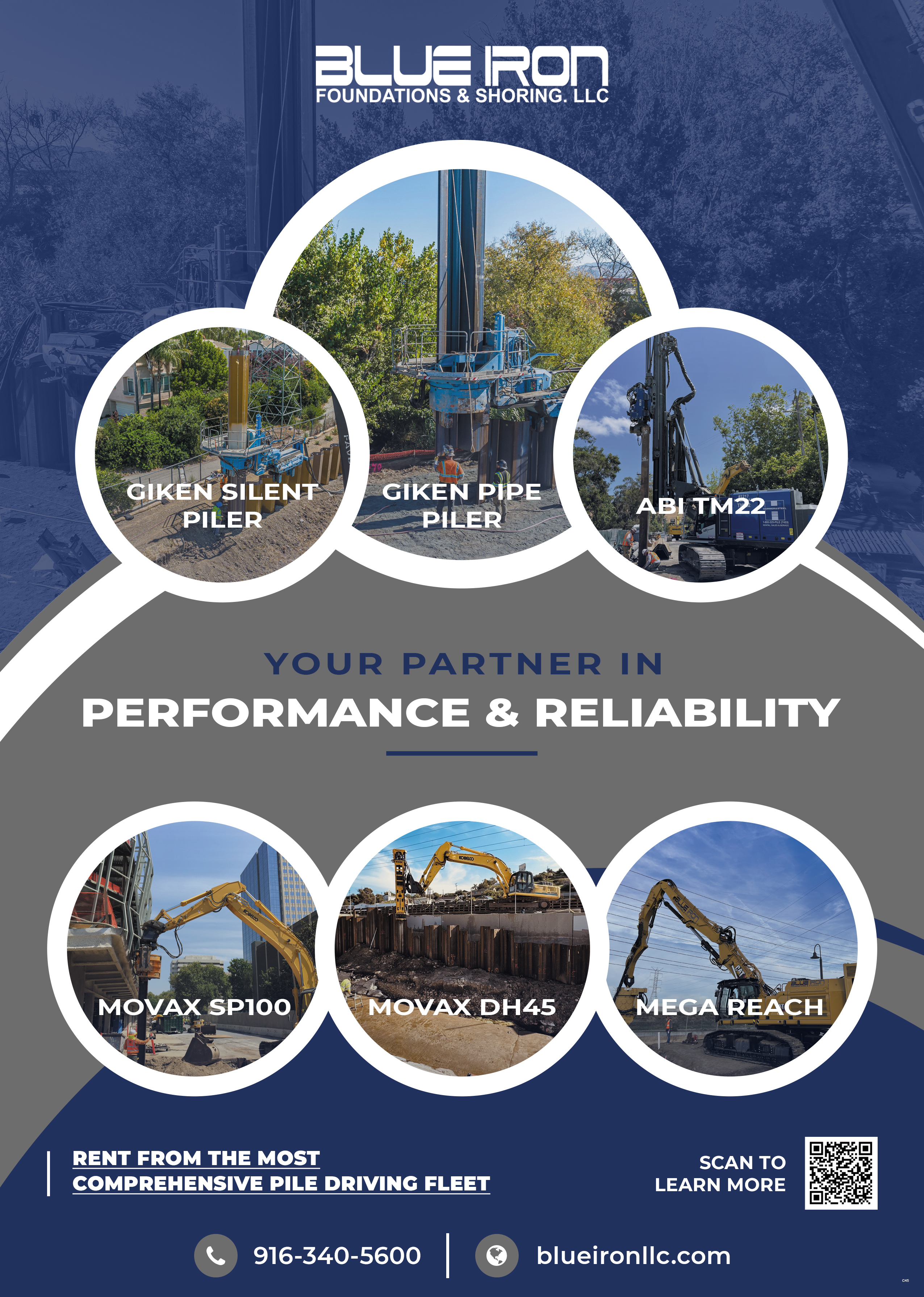 Design Graphique par pb pour Blue Iron Foundations & Shoring, LLC | Design #36023904