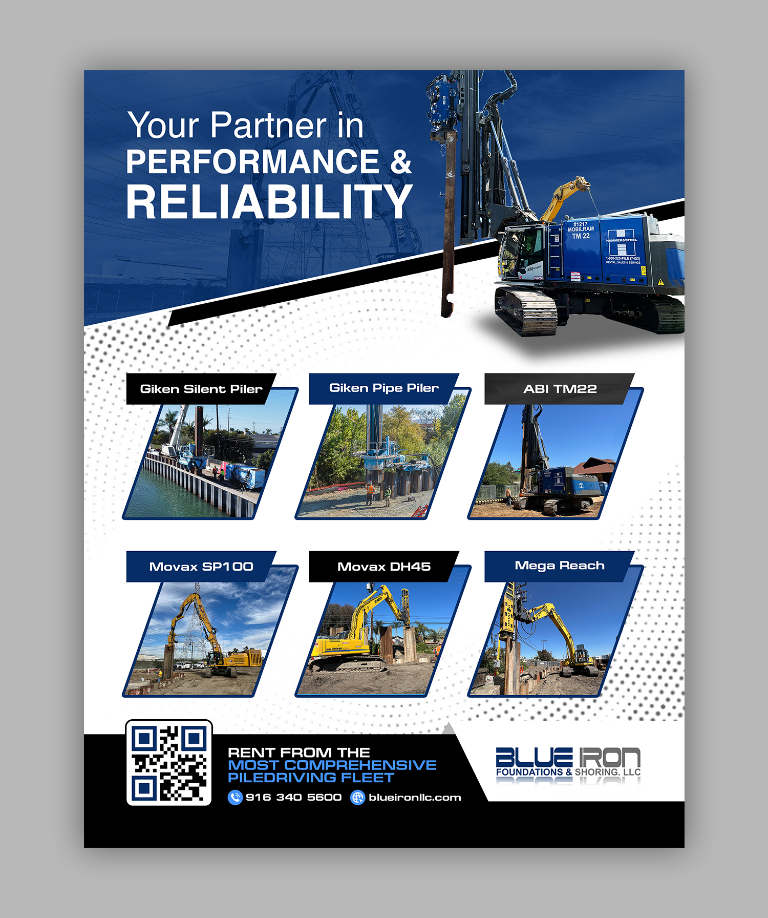 Diseño Gráfico por debdesign para Blue Iron Foundations & Shoring, LLC | Diseño #35991717