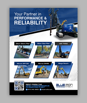Graphic Design by debdesign for Blue Iron Foundations & Shoring, LLC | Design: #35991717