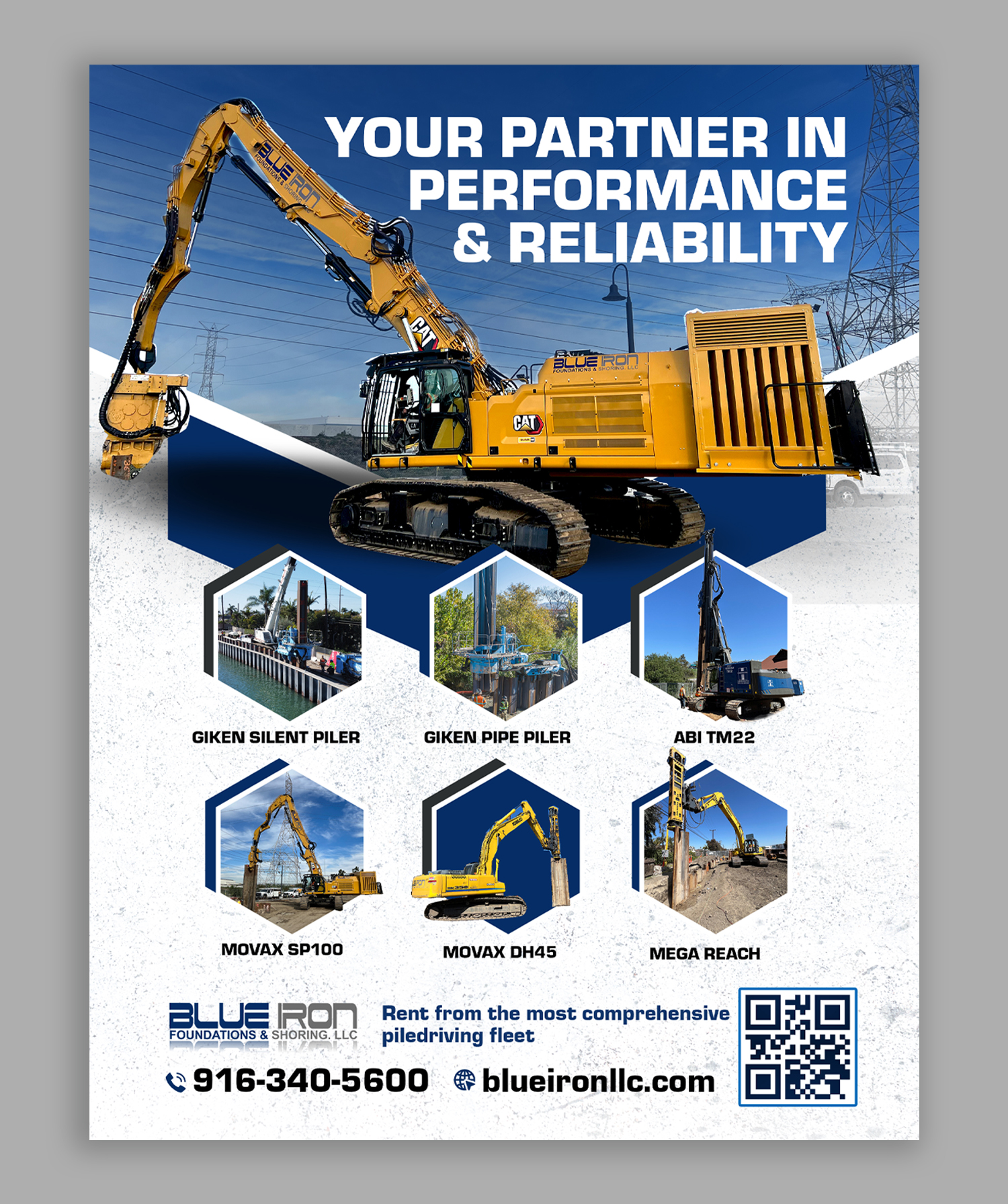 Design Graphique par debdesign pour Blue Iron Foundations & Shoring, LLC | Design #35991768