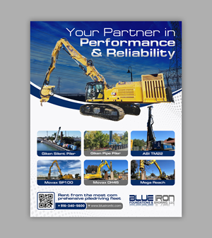 Graphic Design by debdesign for Blue Iron Foundations & Shoring, LLC | Design: #35992029