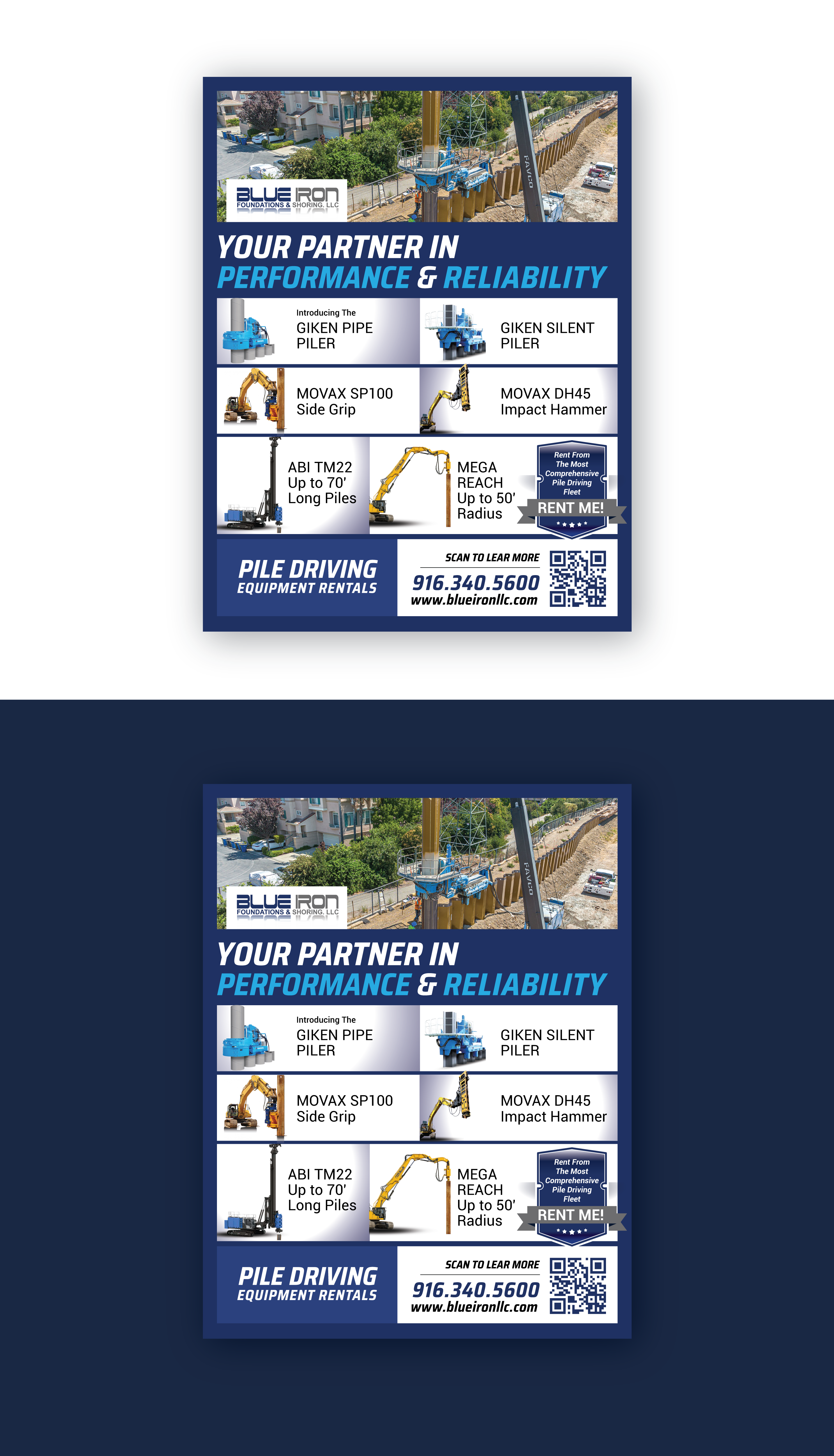 Graphic Design by DesignGenie for Blue Iron Foundations & Shoring, LLC | Design #36012599