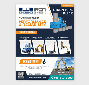 Design Graphique par DA. pour Blue Iron Foundations & Shoring, LLC | Design : #36007401