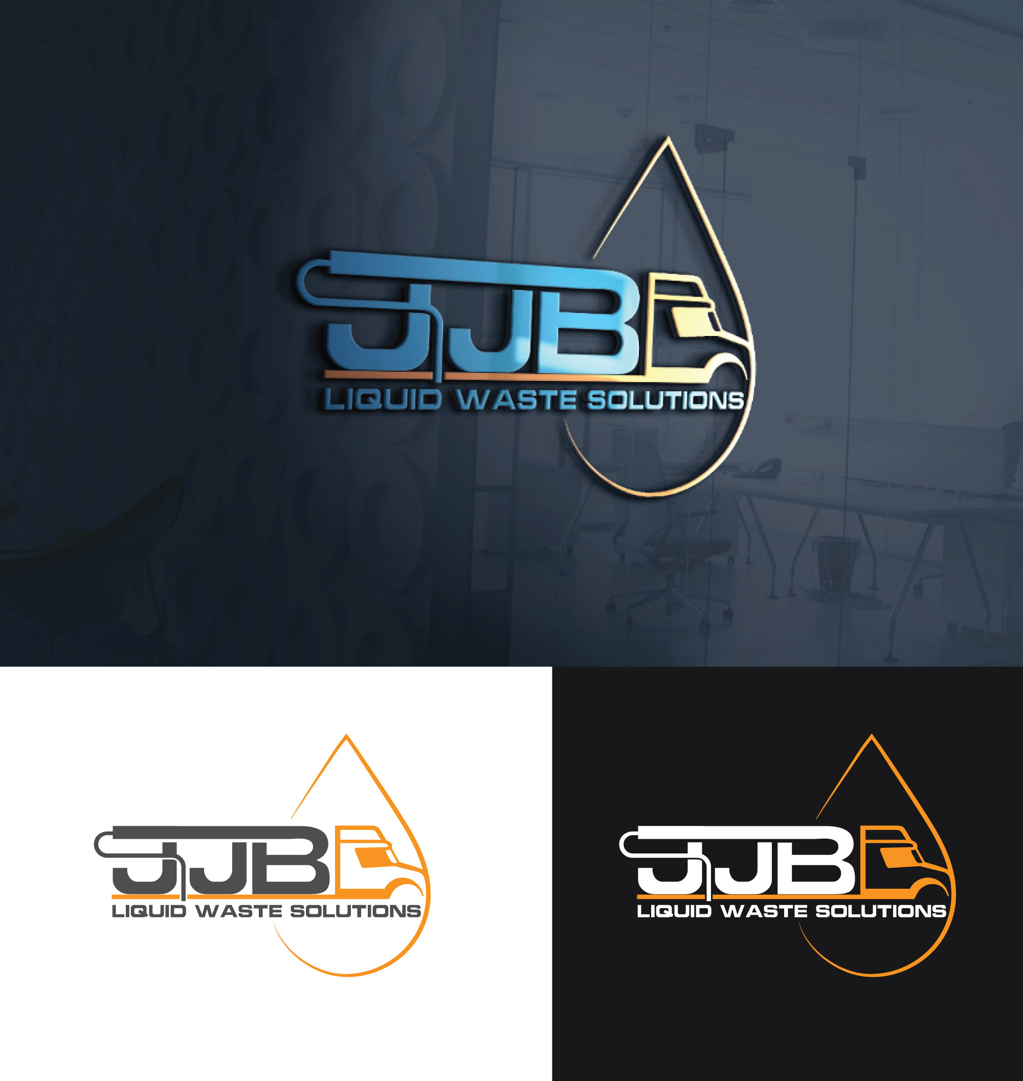 Logo Design by Helen. for JJB LIQUID WASTE SOLUTIONS | Design #35991023
