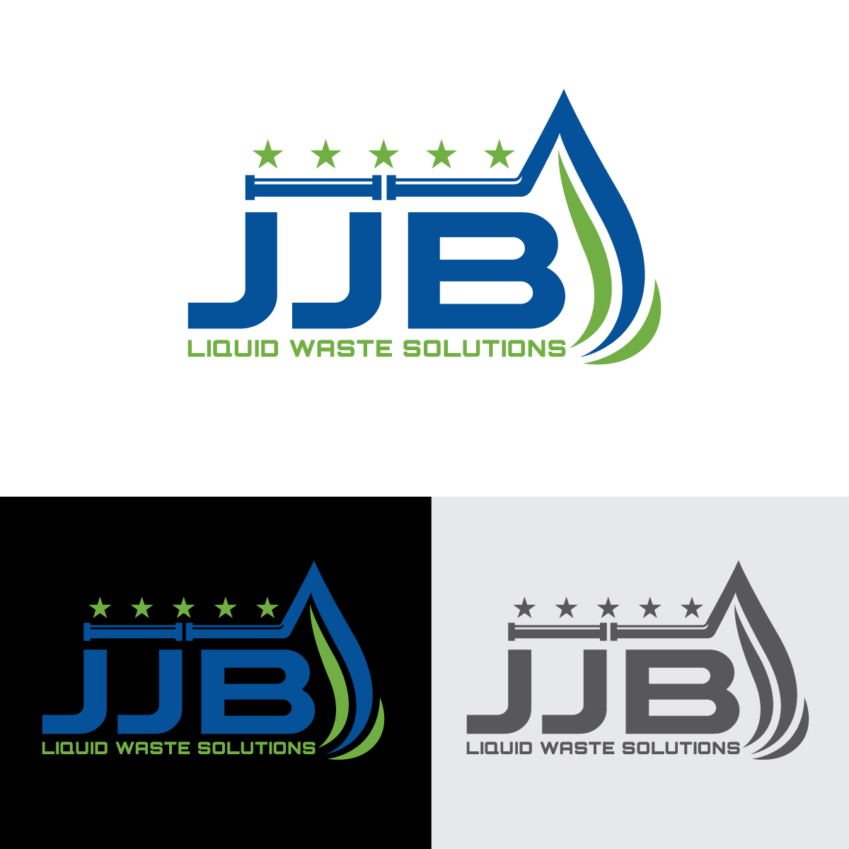 Logo Design by riya.mitra07j for JJB LIQUID WASTE SOLUTIONS | Design #35990941